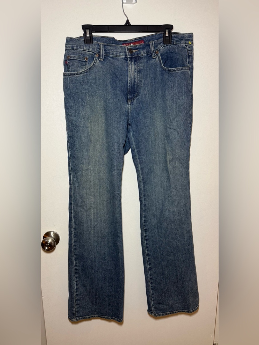 Vintage Z Cavaricci Bootcut Light Wash Blue Denim Jeans Size 14